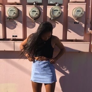 jean skirt - Kendall & Kylie collection